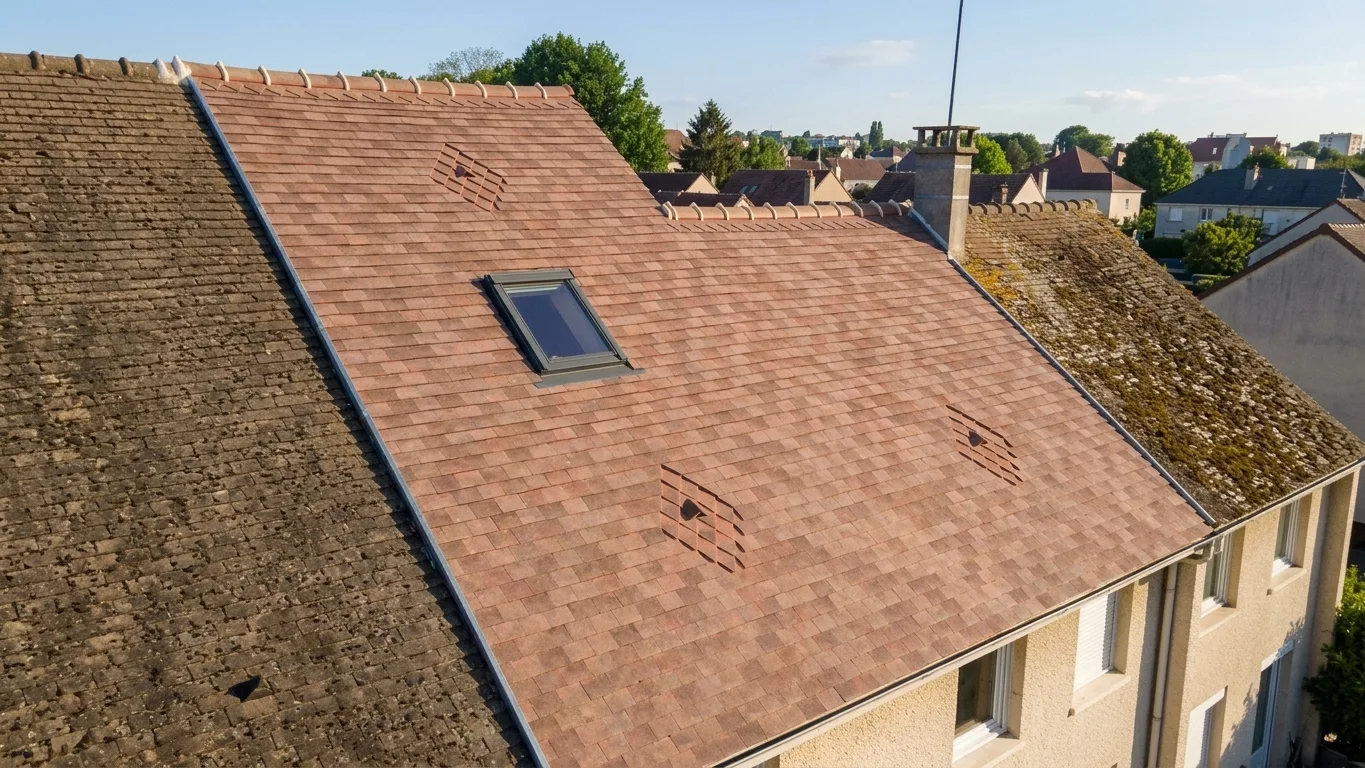 Réfection complète de toiture à Dammarie-les-Lys